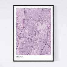 Load image into Gallery viewer, Vantaa City Map Print