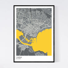 Load image into Gallery viewer, Varna City Map Print