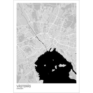 Map of Västerås, Sweden