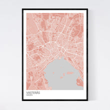 Load image into Gallery viewer, Västerås City Map Print