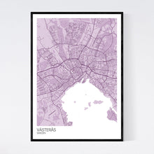 Load image into Gallery viewer, Västerås City Map Print