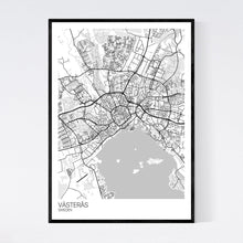 Load image into Gallery viewer, Västerås City Map Print