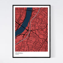 Load image into Gallery viewer, Vauxhall Neighbourhood Map Print