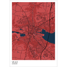 Load image into Gallery viewer, Map of Vejle, Denmark