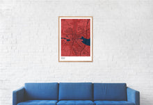 Load image into Gallery viewer, Map of Vejle, Denmark