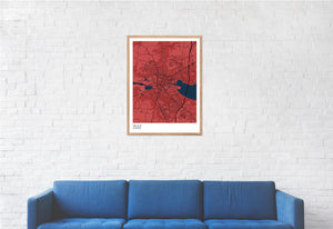 Map of Vejle, Denmark