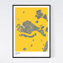 Load image into Gallery viewer, Venice City Map Print