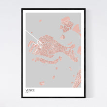 Load image into Gallery viewer, Venice City Map Print