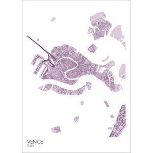 Map of Venice, Italy