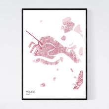 Load image into Gallery viewer, Venice City Map Print