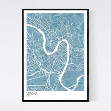 Load image into Gallery viewer, Verona City Map Print