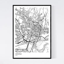 Load image into Gallery viewer, Verona City Map Print
