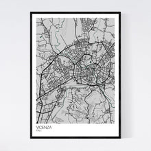 Load image into Gallery viewer, Vicenza City Map Print