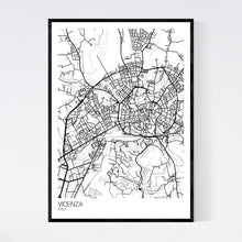 Load image into Gallery viewer, Map of Vicenza, Italy