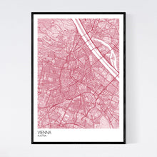 Load image into Gallery viewer, Vienna City Map Print