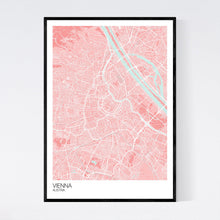 Load image into Gallery viewer, Vienna City Map Print