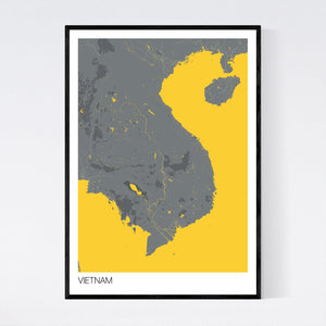 Map of Vietnam, 