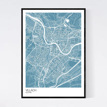Load image into Gallery viewer, Villach City Map Print