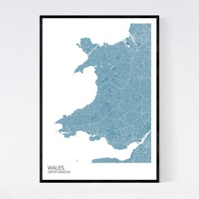 Load image into Gallery viewer, Map of Wales, United Kingdom