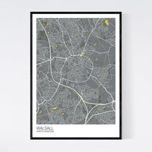 Load image into Gallery viewer, Walsall City Map Print