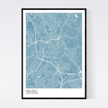 Load image into Gallery viewer, Walsall City Map Print