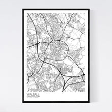 Load image into Gallery viewer, Map of Walsall, United Kingdom