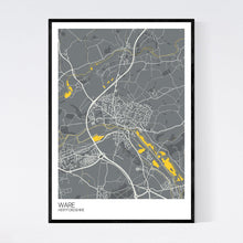 Load image into Gallery viewer, Ware Town Map Print