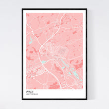 Load image into Gallery viewer, Ware Town Map Print