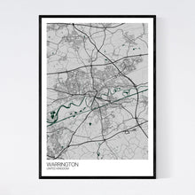 Load image into Gallery viewer, Warrington City Map Print