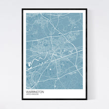 Load image into Gallery viewer, Warrington City Map Print