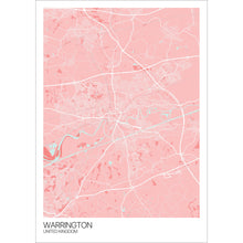 Load image into Gallery viewer, Map of Warrington, United Kingdom