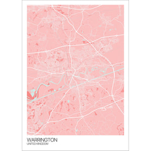 Map of Warrington, United Kingdom