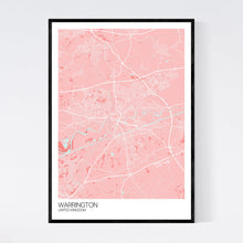 Load image into Gallery viewer, Map of Warrington, United Kingdom