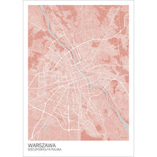 Load image into Gallery viewer, Map of Warszawa, Rzeczpospolita Polska