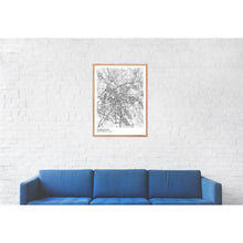 Load image into Gallery viewer, Map of Warsaw, Poland