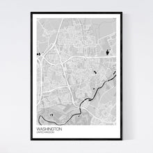 Load image into Gallery viewer, Washington City Map Print