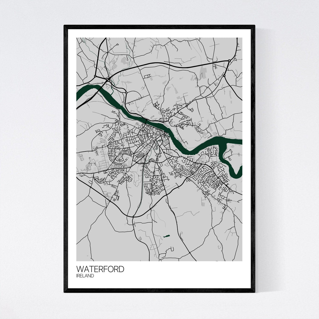 Waterford City Map Print
