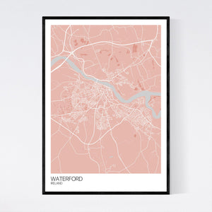 Waterford City Map Print