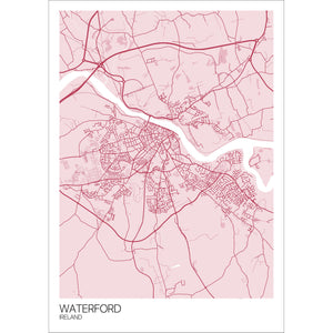 Map of Waterford, Ireland