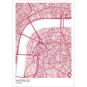 Map of Waterloo, London