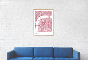 Map of Waterloo, London