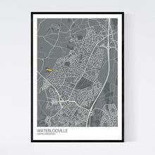 Load image into Gallery viewer, Waterlooville City Map Print
