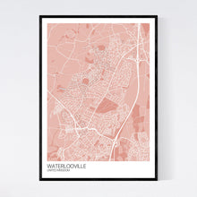 Load image into Gallery viewer, Waterlooville City Map Print