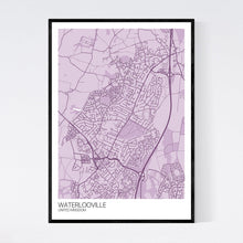 Load image into Gallery viewer, Waterlooville City Map Print