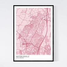 Load image into Gallery viewer, Waterlooville City Map Print