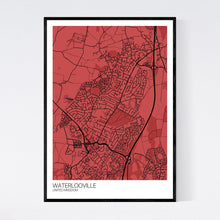 Load image into Gallery viewer, Waterlooville City Map Print