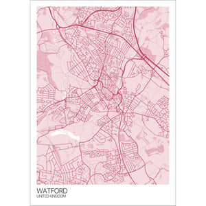 Map of Watford, United Kingdom