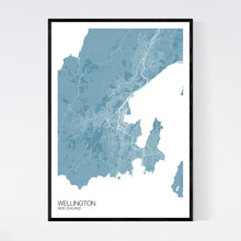 Load image into Gallery viewer, Wellington City Map Print