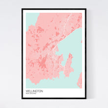 Load image into Gallery viewer, Wellington City Map Print