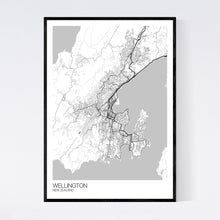 Load image into Gallery viewer, Wellington City Map Print